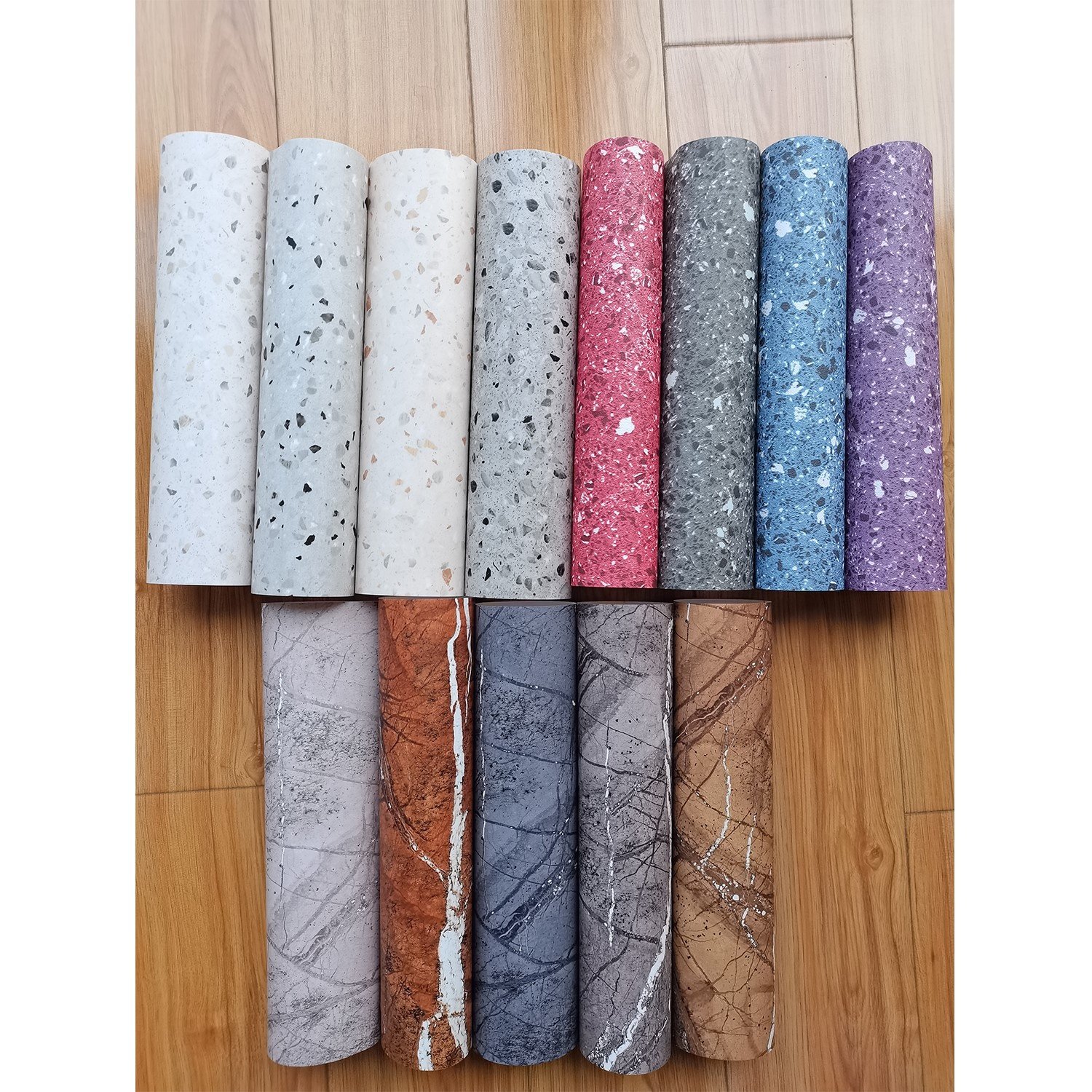 Easy To Construct Self Adhesive Vinyl PVC Film Rolls Interior Furniture Decorative Film For Home