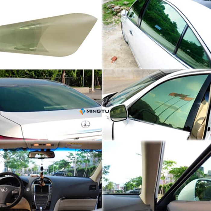 Mingtu Decorative Films Red Chameleon Tint PET Smart Window Film for Car Photochromic Electric Tinting Window Film Anti Yellow