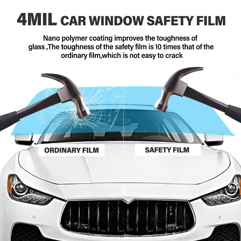 70%VLT 4MIL Safety Windshield Window Film High Definition UV Rejection Nano Ceramic Car Solar Window Tint Film