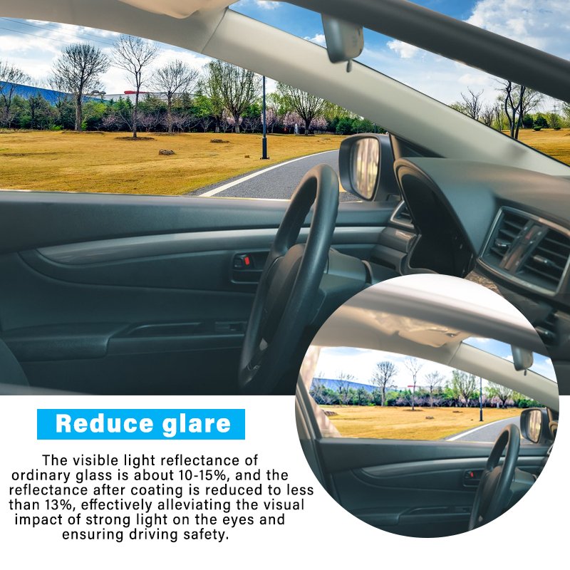 70%VLT 4MIL Safety Windshield Window Film High Definition UV Rejection Nano Ceramic Car Solar Window Tint Film