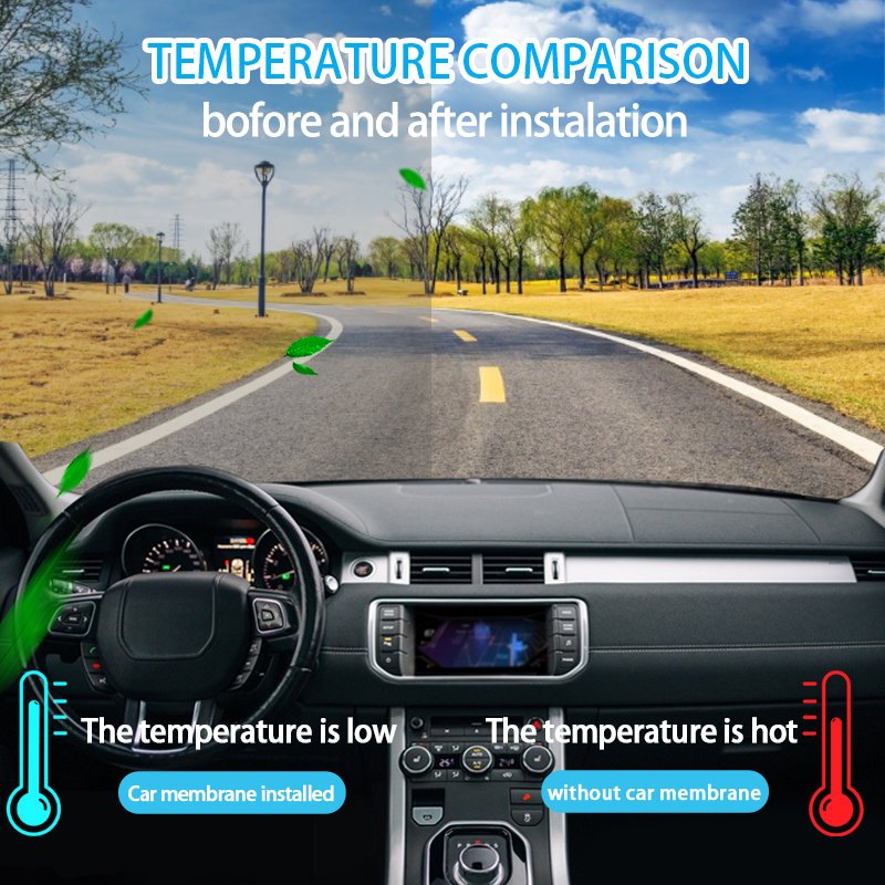 70%VLT 4MIL Safety Windshield Window Film High Definition UV Rejection Nano Ceramic Car Solar Window Tint Film
