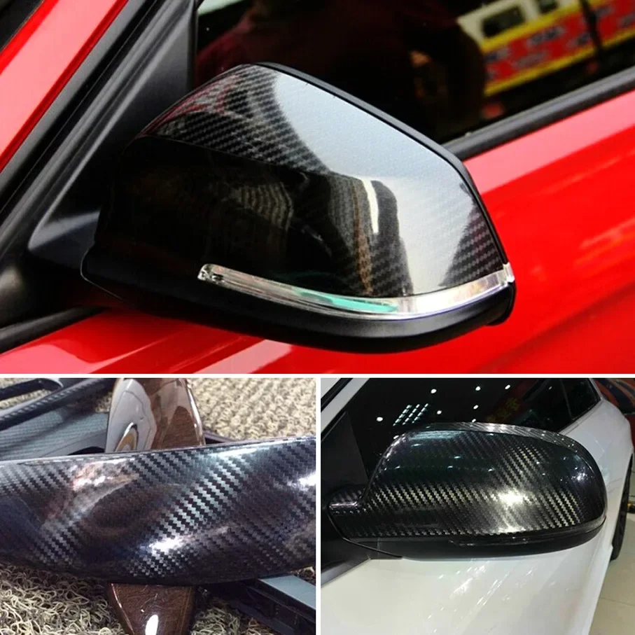 New Style 7D Carbon Fiber Vinyl Wrap Film Waterproof Car PVC Stickers Console Computer Laptop Skin Auto Motorcycle Accessories