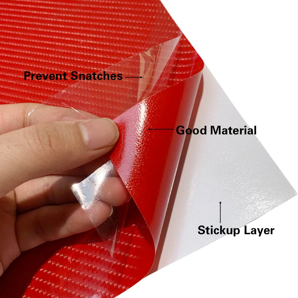 New Style 7D Carbon Fiber Vinyl Wrap Film Waterproof Car PVC Stickers Console Computer Laptop Skin Auto Motorcycle Accessories
