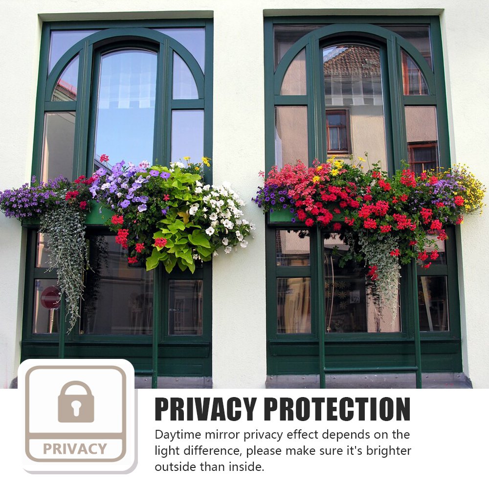 Mirror reflective one way vision home decoration window tint silver foil building window glass tint film solar window film