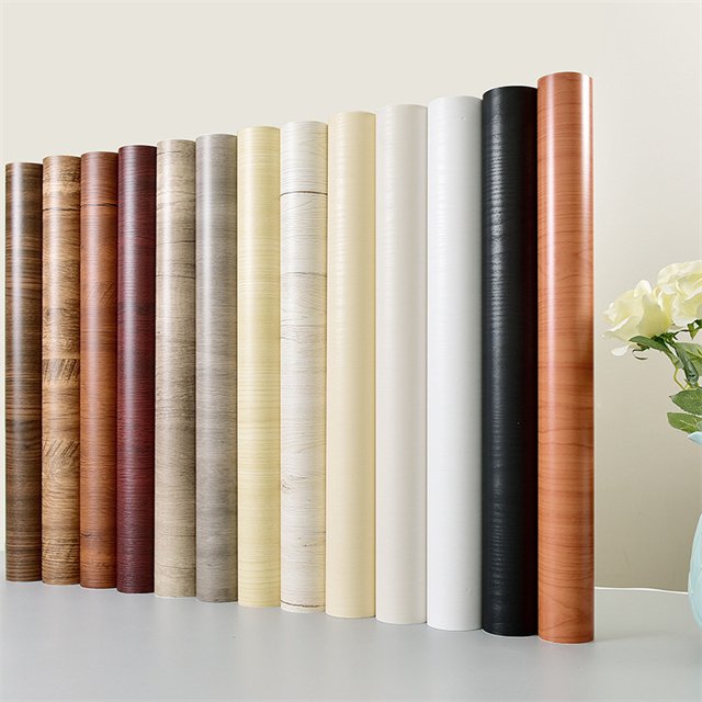 High quality Wood Grain PET PETG film Matte PETG shrink rigid decorative Film roll furniture PETG film