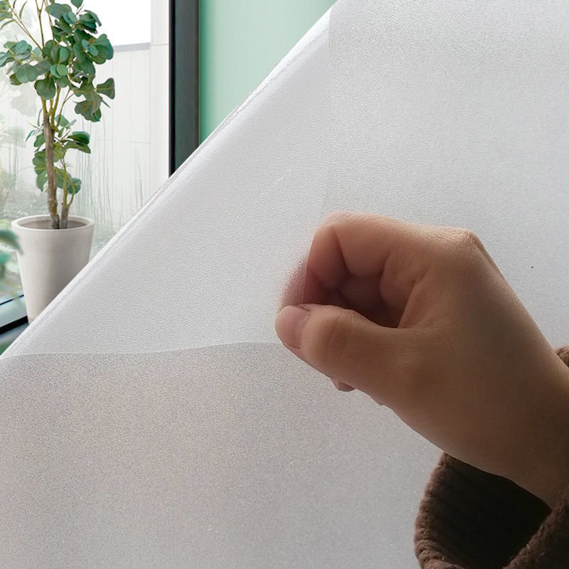 Vinyl Film Frosted Glass Decorative Sticker Waterproof Bathroom Privacy Film
