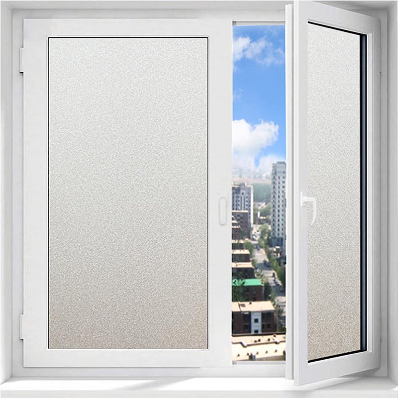 Vinyl Film Frosted Glass Decorative Sticker Waterproof Bathroom Privacy Film
