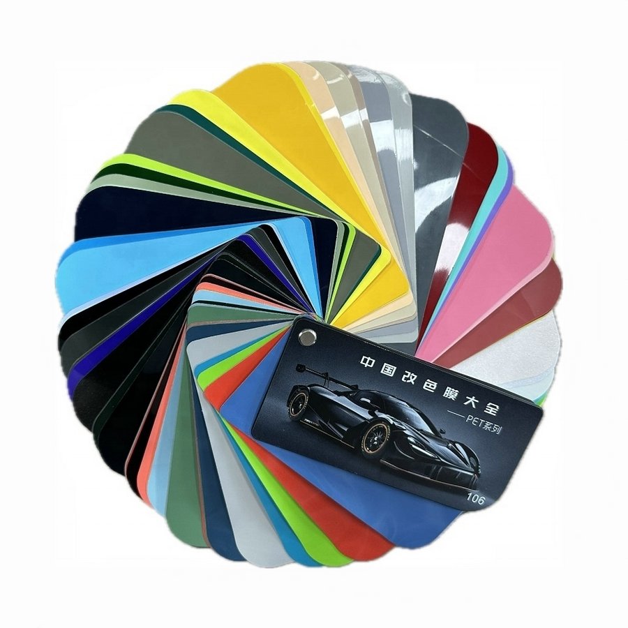 CARMOSS PVC + PET Same Quality as Suntek Car Vinyl Wrap Coloring Changing Film for Luxury Cars