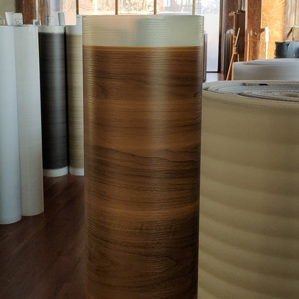 New Customized pvc decorative films vacuum press films Leather pattern skin pattern wood grain decorative pvc film