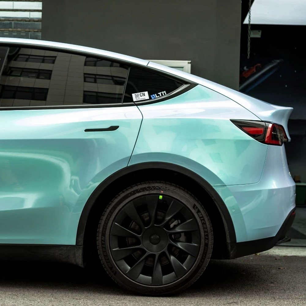 WRAPMASTER 1.52*17m Twin-Color Candy Glossy Pearl Aurora Powder Color Shift Car Wrap Vinyl Auto Body Stickers Film