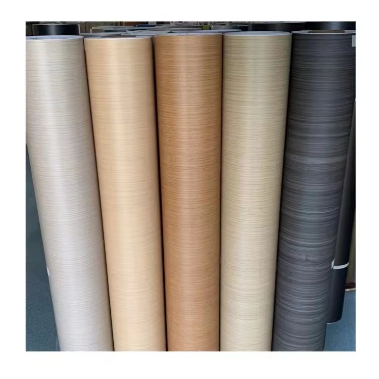 wood color pvc thermo foil