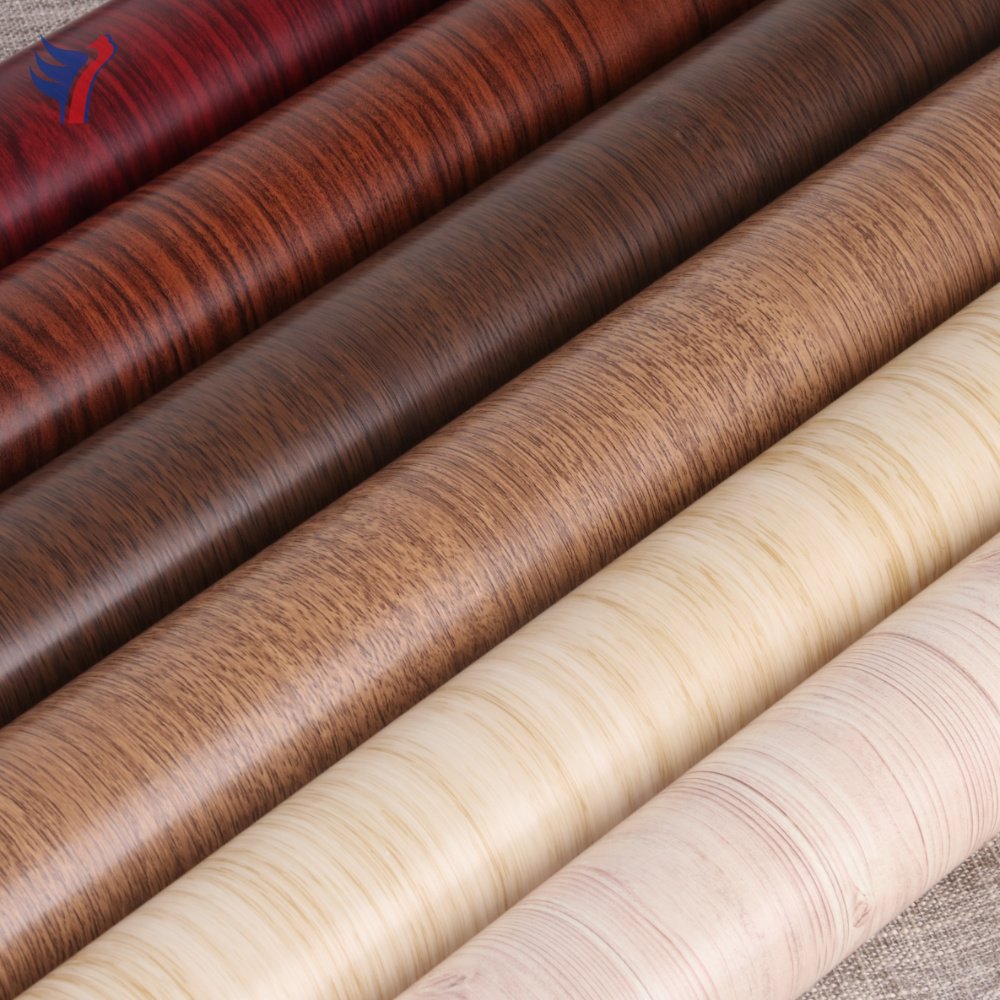 Jinyi W5002 Door Sticker Vinyl PVC Print Wood Grain Indoor Wallpaper Contact Paper Furniture Decorative Film