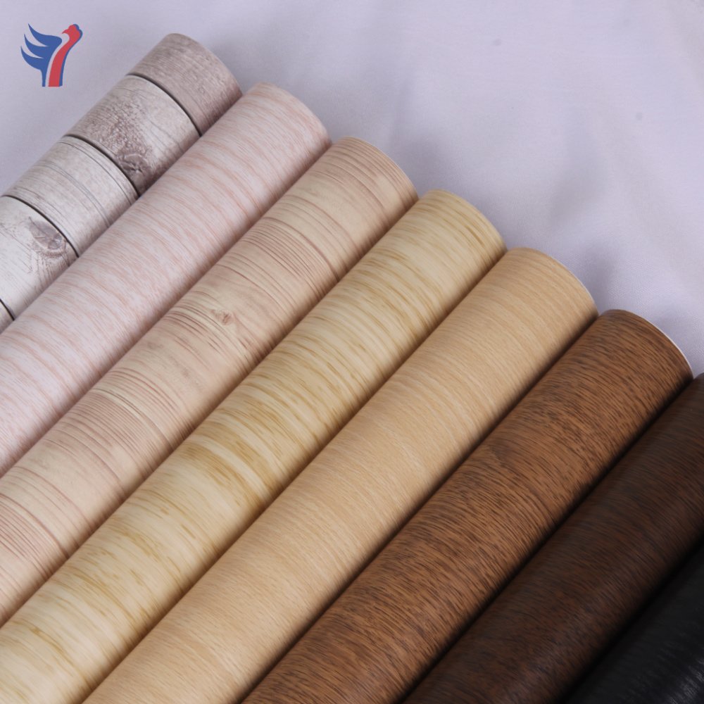 Jinyi W5002 Door Sticker Vinyl PVC Print Wood Grain Indoor Wallpaper Contact Paper Furniture Decorative Film