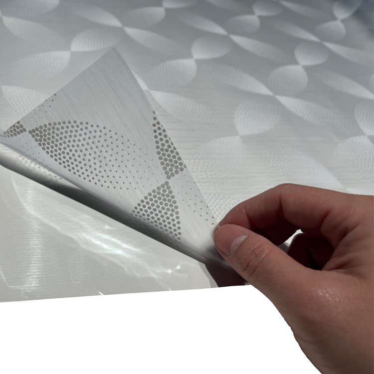 Blurry Embossed Flower Petals Decorative Window Privacy Film