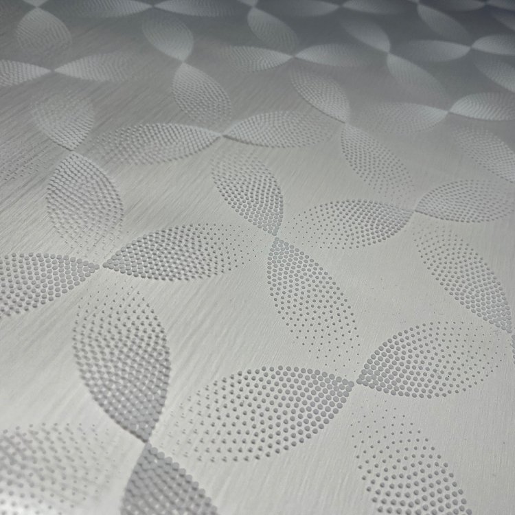 Blurry Embossed Flower Petals Decorative Window Privacy Film