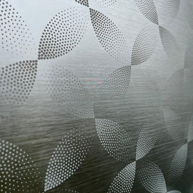 Blurry Embossed Flower Petals Decorative Window Privacy Film