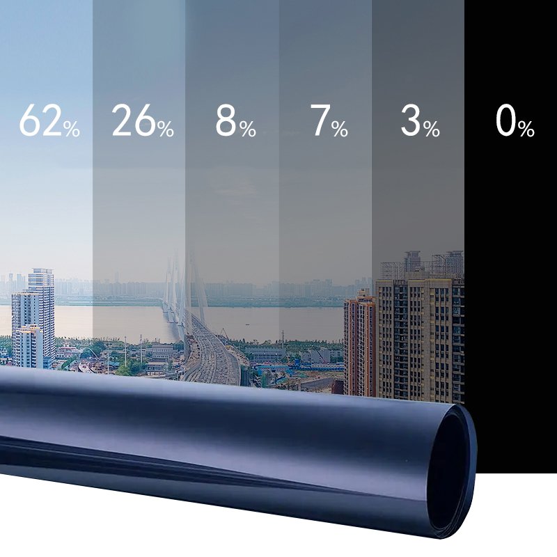 Building Solar Heat Insulated Window Tint Film self Adhesive Solar Film For Windows