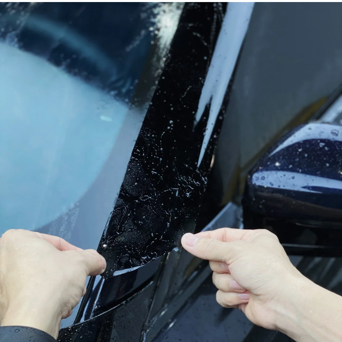 Black PPF 60"x50' Anti Scratch Anti Fouling PPF Film 7.5mil black car paint protection film TPU PPF