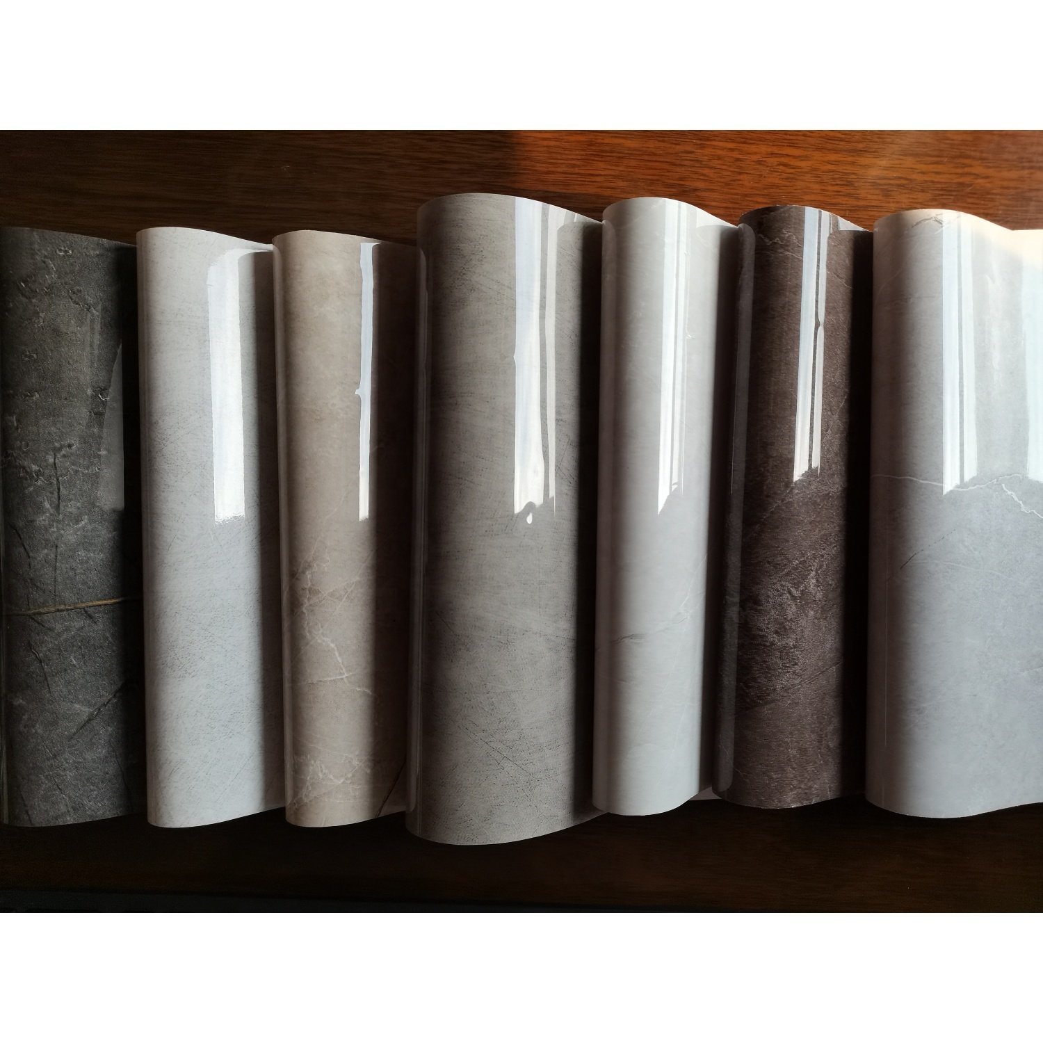 Explosion-Proof Furniture PVC Cover Film Heatproof Marble Grain PVC Decorative Film For Table Top
