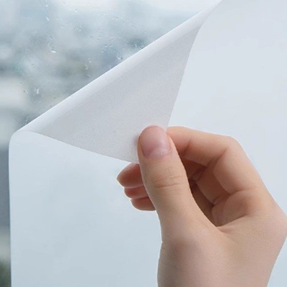 Window Film Privacy Non Adhesive Frosted Home Office Glass Films Window Stickers Static Cling Vinyl Glass Film Decoration