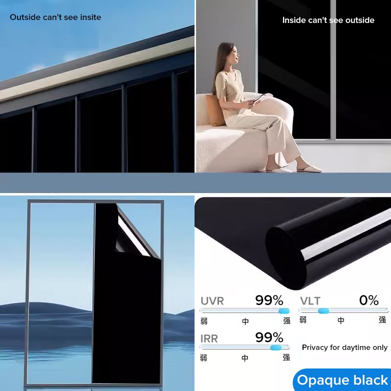 viwocool window sticker glass film decorative uvr99 colorful window sticker tinted film window building