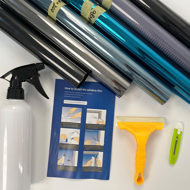Wholesale Vinyl Self Adhesive Privacy One Way Mirror Thermal Insulation Solar Uv Protection Tint Glass Window Film For Home