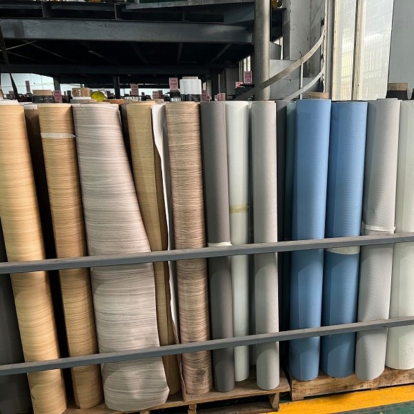 Wood effect pvc lamination film pvc membrane foil door 3d design furniture decoration film