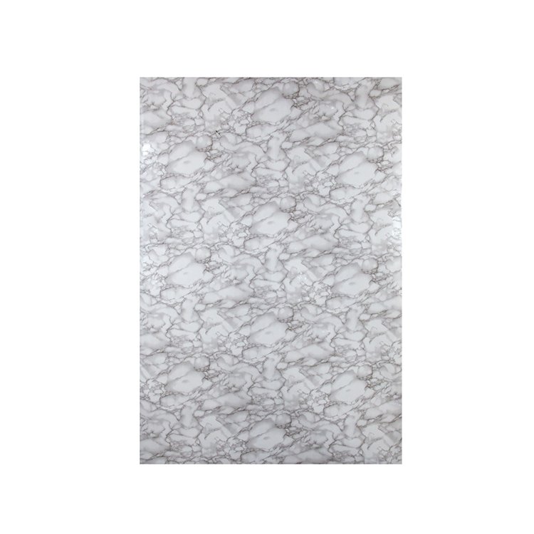 PVC WRAPPING FILM Vinyl Marble Wallpaper Self-Adhesive Marble design PVC decorative film for furniture laminate profile wrapping