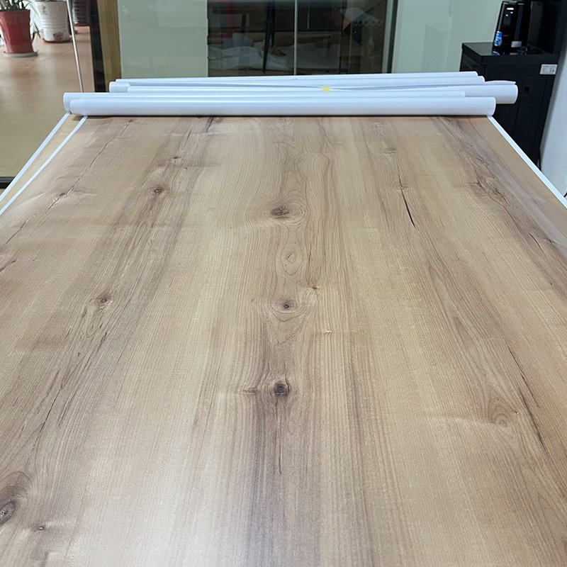 New Wood Carpet Stone Texture Digital Printing PVC Decorative Film PVC Decorative Film For Plastic Floor Sheet Surface