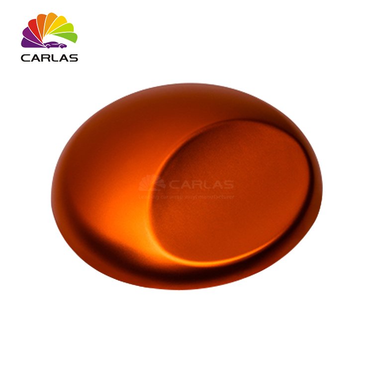 CARLAS Satin Matte Film Matte Metallic Car Vinyl Wrap Roll Car Paint Protectm Multi-color PVC Film Car Decoration