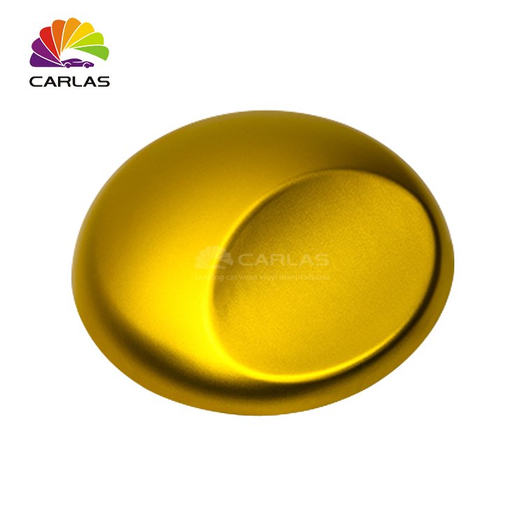 CARLAS Satin Matte Film Matte Metallic Car Vinyl Wrap Roll Car Paint Protectm Multi-color PVC Film Car Decoration