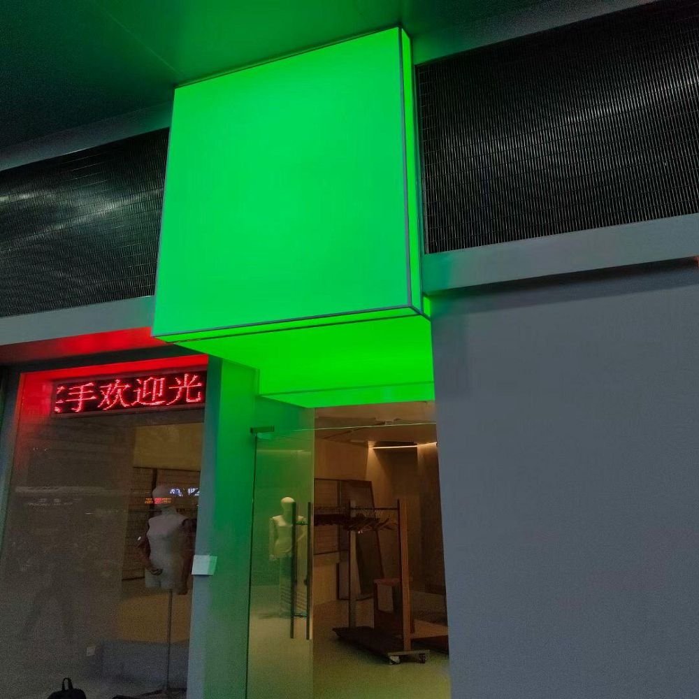 Interior Led Light Decorative Films Pvc Translucent 3d Effect custom Uv Printed Stretch Ceiling Film for luxury office