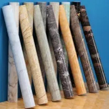 Waterproof Fireproof pvc marble film for panel with good price