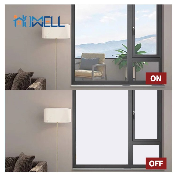 Modern High Transparent Smart Magic PDLC Film Self-Adhesive Rear Glass Hotel Laminate Decorative
