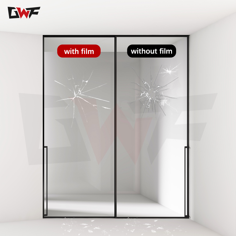 Safety Film 4Mil Clear Safety Bulletproof Window Tint Film Security Car Window Films Wholesale Building Window Safety Sticker
