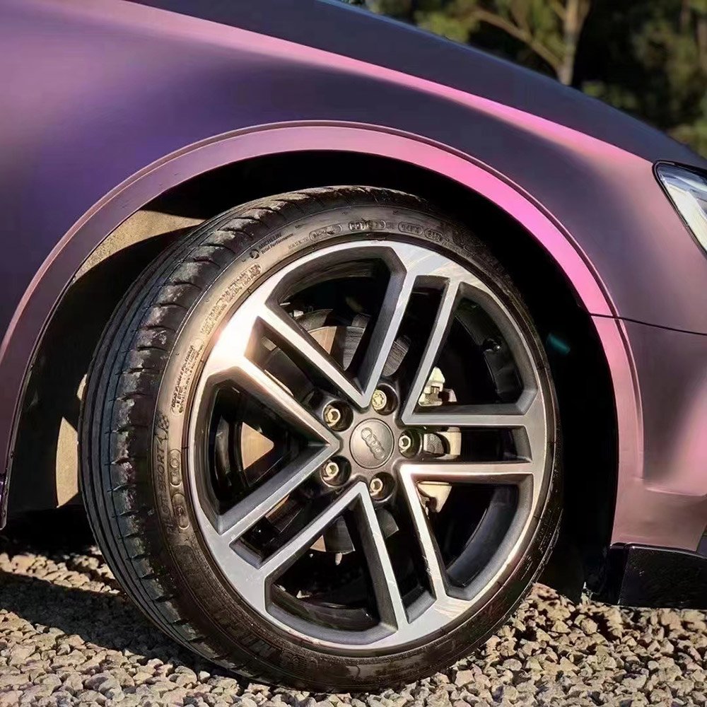 TSAUTOP Auto Protect Foil Vehicle Wraps Ultimate Flat Purple Wholesale Vinyl Automotive Decoration Film
