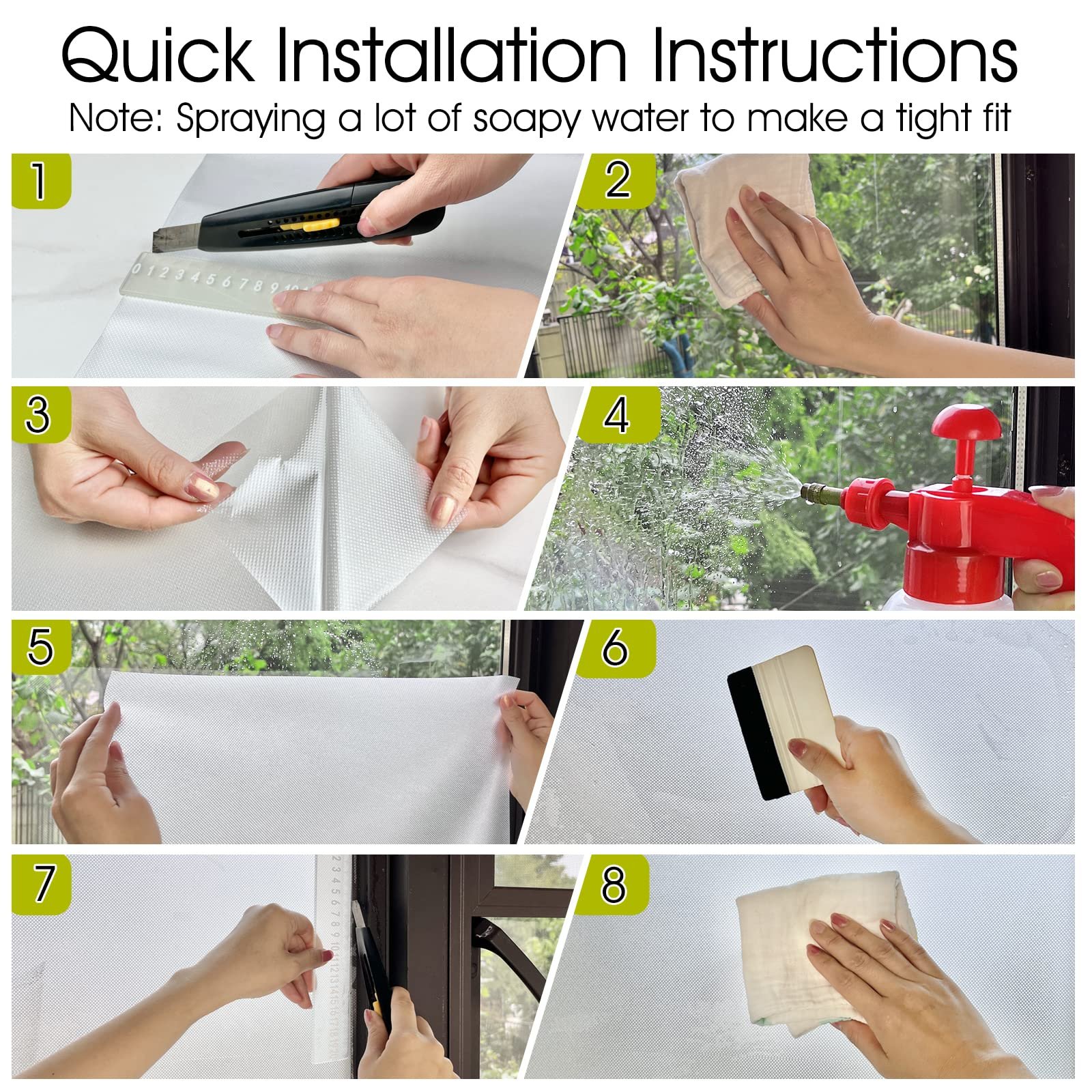 Self adhesive house windows door living room glass window film privacy protection pet pvc decorative films