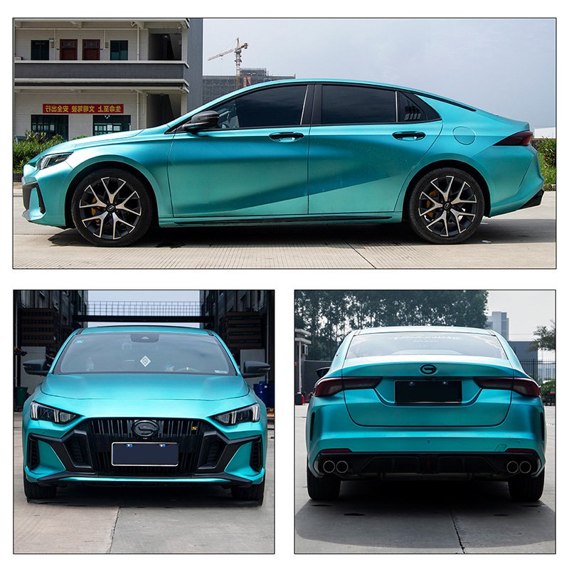 PVC Car Chrome Vinyl Wrap Film Car Film Stickers Vehicle Color Changing Film