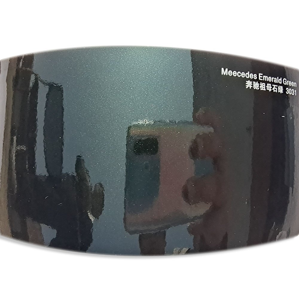 WRAPMASTER 5*59FT New Arrival Emerald Green Car Wrap Vinyl Super Gloss Metallic Car Self-adhesive Wrapping Film
