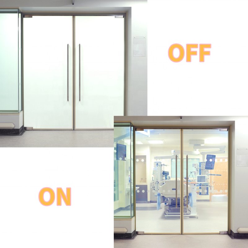 Pdlc Smart Glass Remote Control Smart Tint Ordinary Transparent Film Insulating Glass