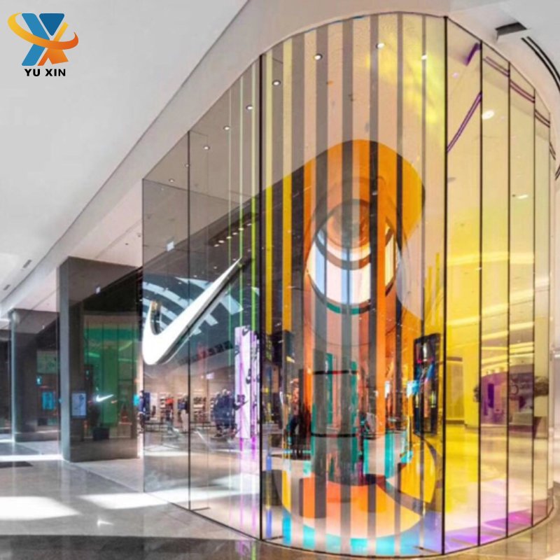 Architectural dichroic decoration film solar tint Building window Film rainbow colorful Hot sell building film