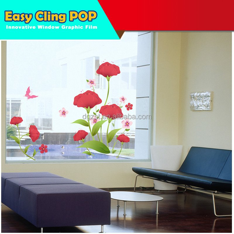 High Quality Clear removable window film EC-PET140EC7 PET Film China factory for window decoration