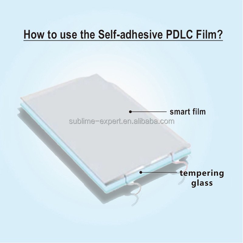 Pdlc Film in Roll Smart Folie Electronic PDLC Glass Film Door Window Tint Sample Kit Switchable PDLC Smart Glass Film For Window