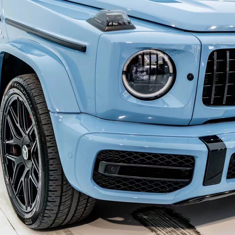 TSAUTOP 1.52*17m TPU Piano China Blue Paint Protection Film Car Wraps Vinyl Car Body Decoration Vinyl Film