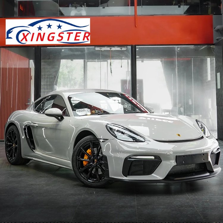 S5x59FT Car Wrap Vinyl Original Paint Mountain Gray Glossy Metallic Grey Car Body Sticker Decorative Car Wrapping Films