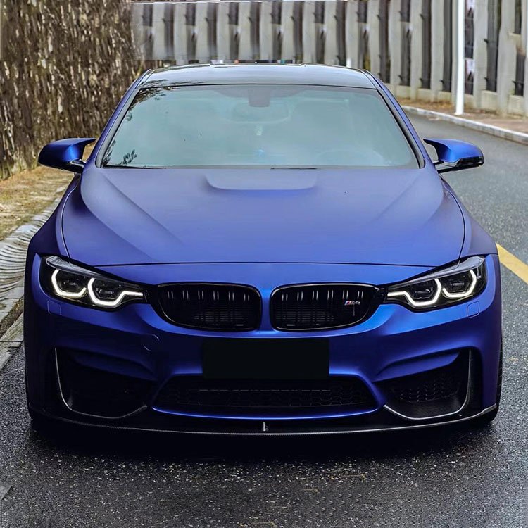 Matte Chrome Blue car wrap vinyl full body wrap car vinyl 3m matte blue vinyl wrap electroplating color changing film