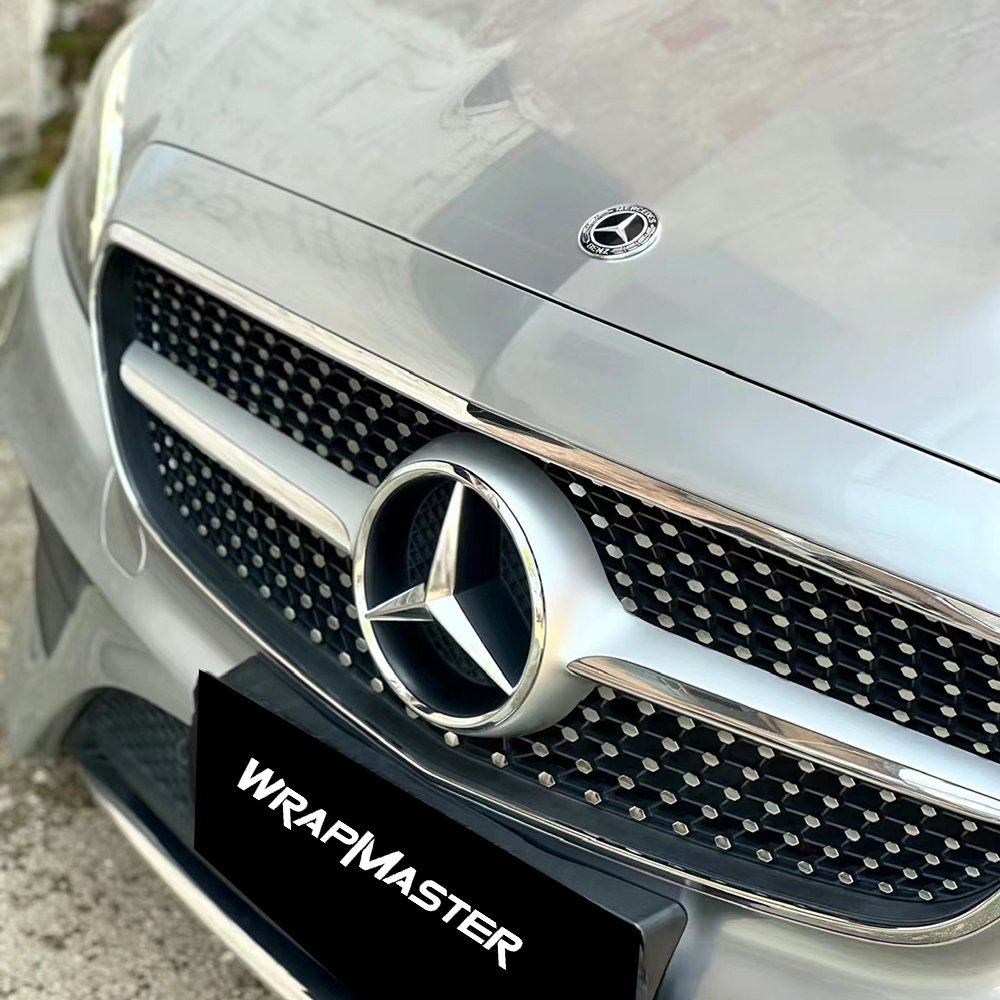 WRAPMASTER Self Healing Glossy Liquid Metal Silver PET Liner self healing PPF Paint Protect Film vehicle wrap