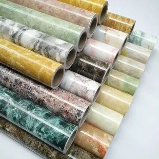 Factory price Fashion Marble Good cost performance PVC decorative marble film