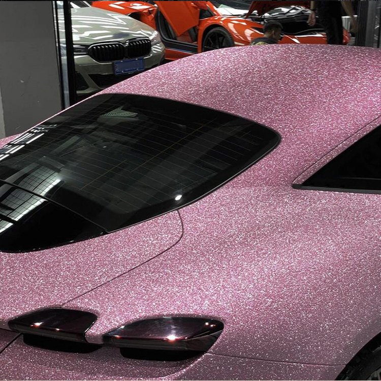 Super Diamond Pink protective film for car livery wrap vehicle wrap waves vinyl pink car wrap