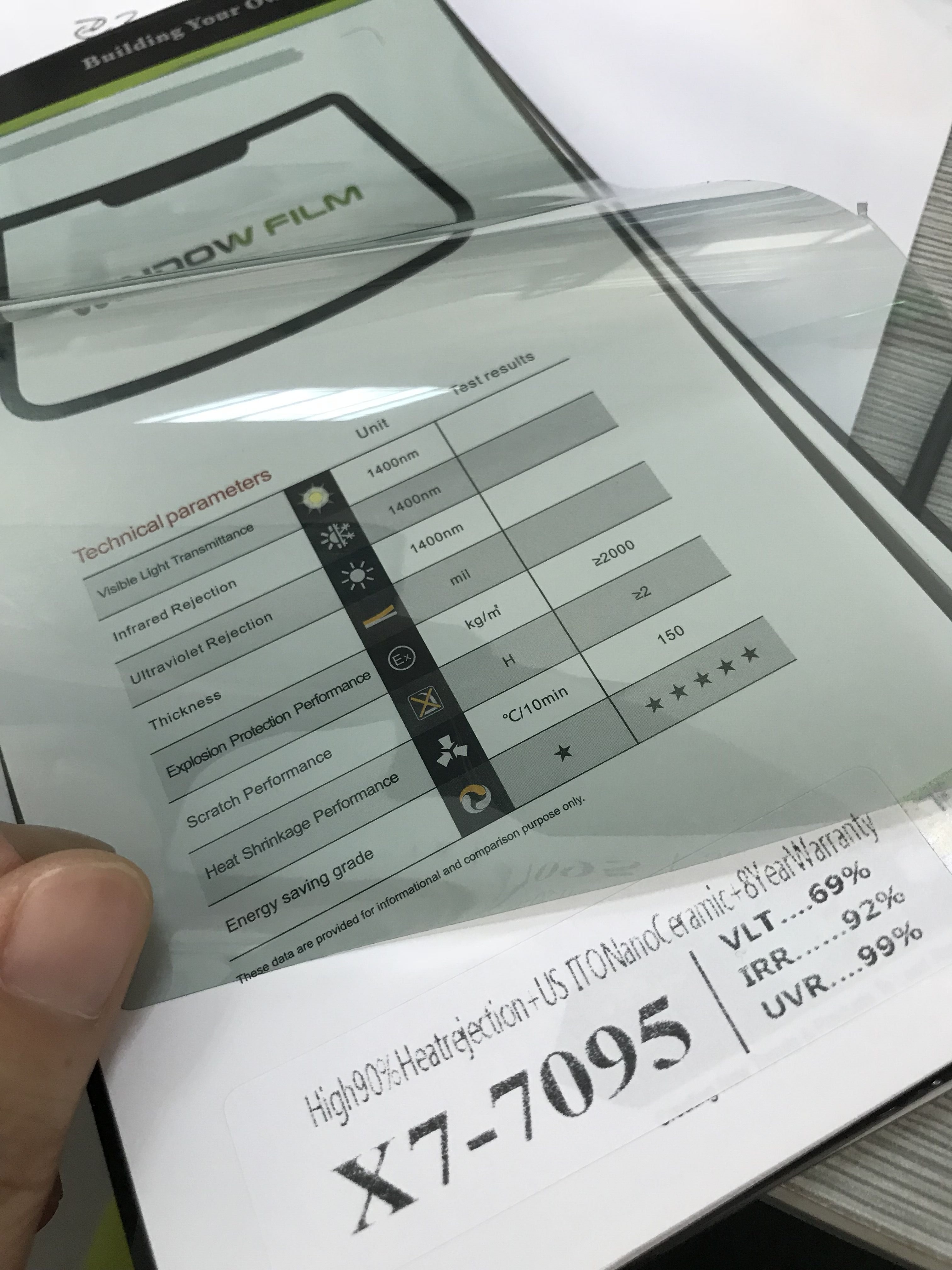 Sun Heat Control Ceramic Solar Car Window Tint Film v Solrex cheap 2 Ply Auto Tint Film 5% 30% 70% 80% VLT